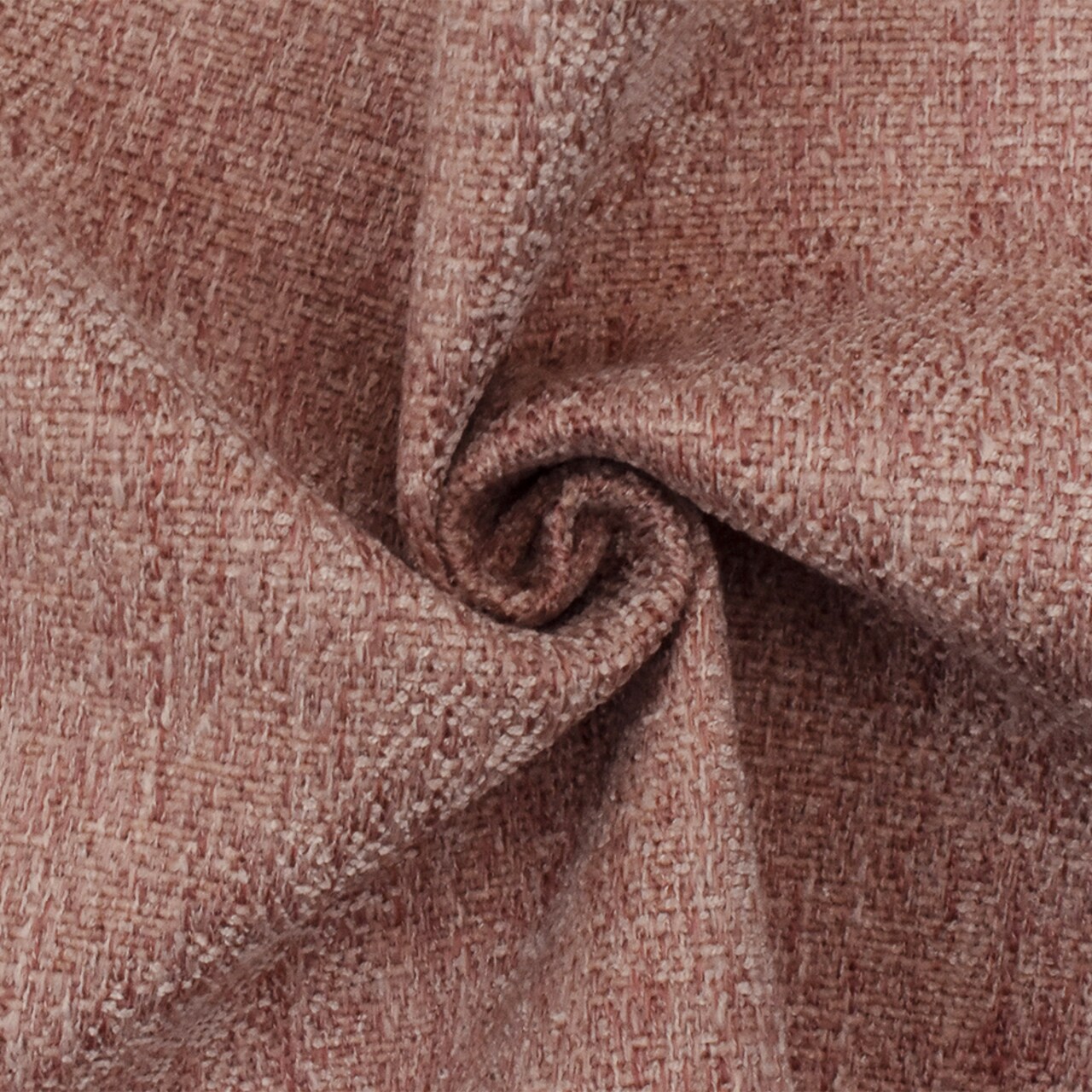 Pink-Beige Texture Poly Chenille Dobby Woven Home Decorating Fabric By the Yard